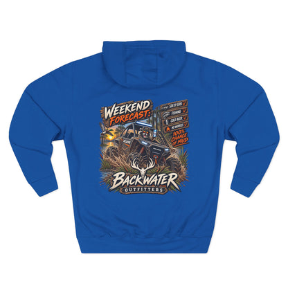 Backwater Outfitters "Weekend Forecast" Off-Road Hoodie — ATV Mud Riding Graphic Hoodie