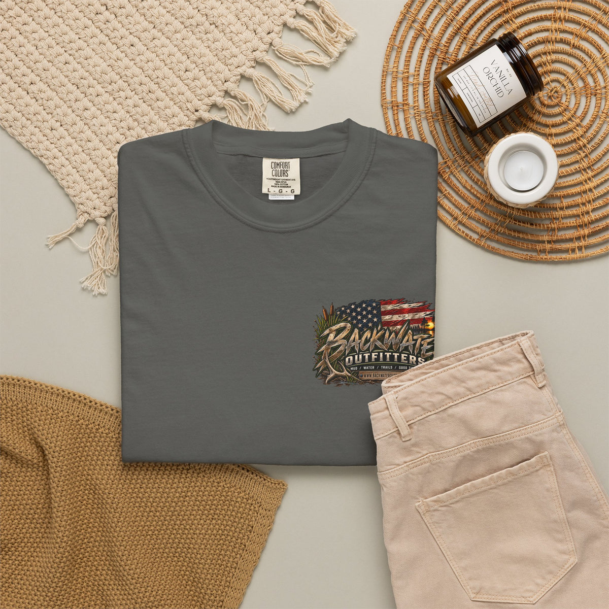 Off-Road UTV Graphic T-Shirt — "Backwater Outfitters" Adventure Tee