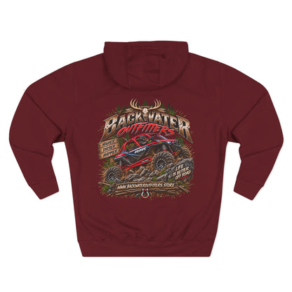 Backwater Outfitters Off-Road Hoodie — American Flag & UTV Graphic Printify