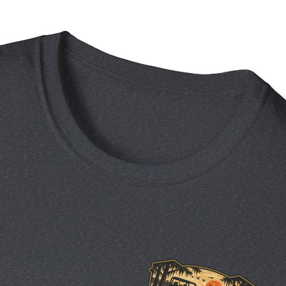 Backwater Outfitters Buggy T-Shirt — Vintage Sunset Fishing & Outdoors Tee