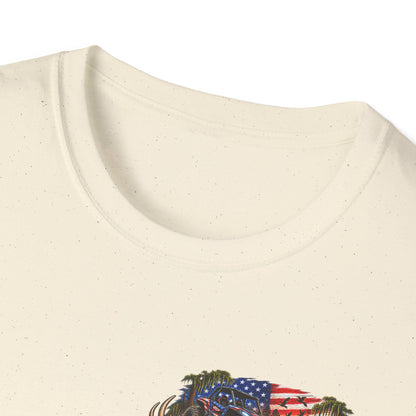 Hooked on Backwater Fishing T-Shirt — Bass Angler Graphic Tee Printify