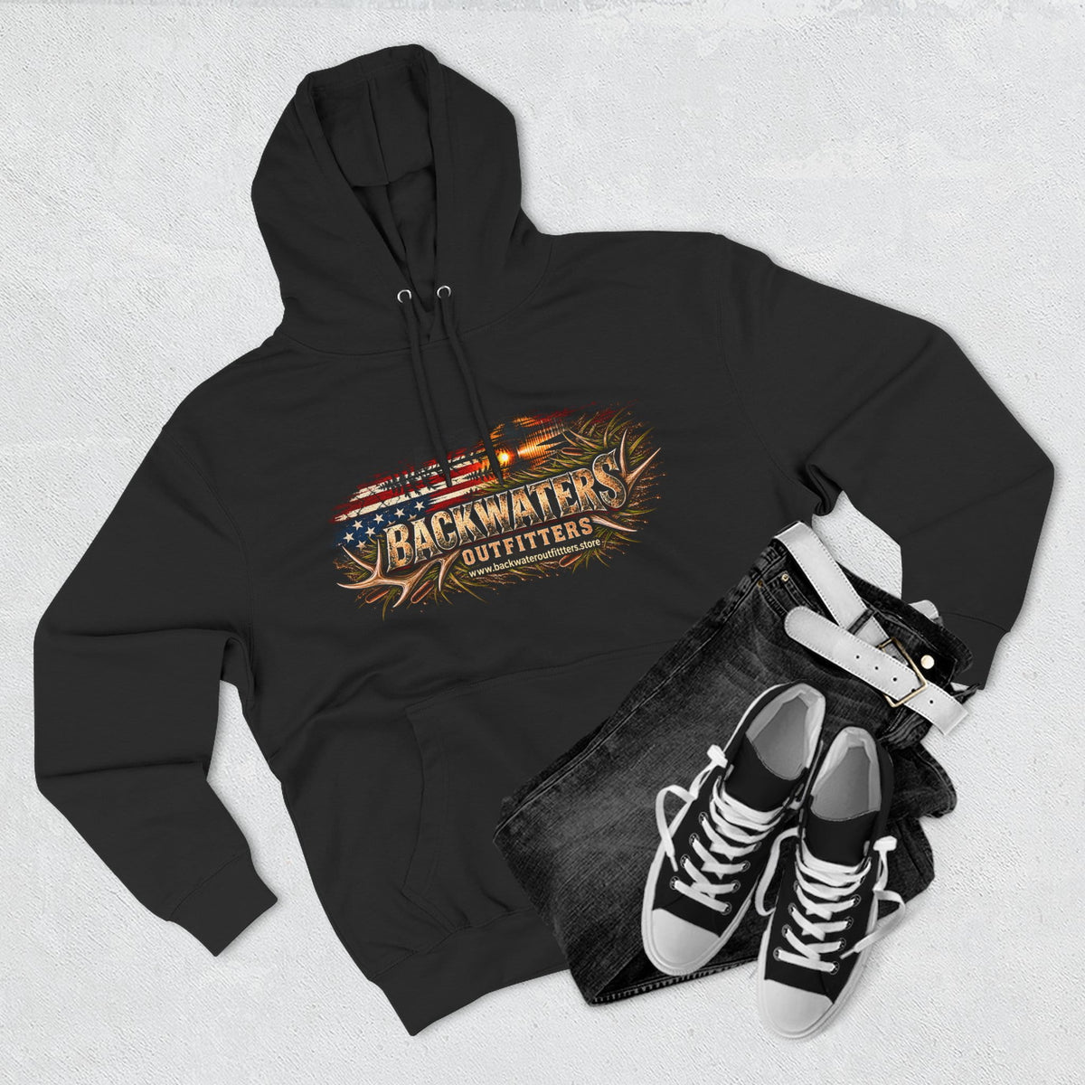 Backwater Outfitters “I Wasn’t Born to Fit In” Outdoor Hoodie