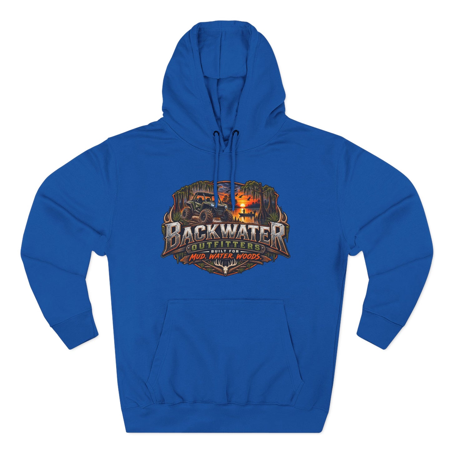 Backwater Outfitters Off-Road Hoodie – "Life's Better in the Backwoods" Graphic