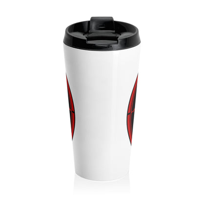 Hunting Antler Monogram Stainless Steel Travel Mug Printify