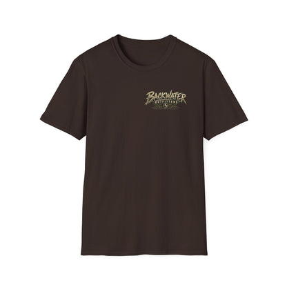 Backwater Outfitters T-Shirt – Sunset Marsh Fishing Tee Printify