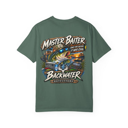 Master Baiter Backwater Outfitters Fishing T-Shirt