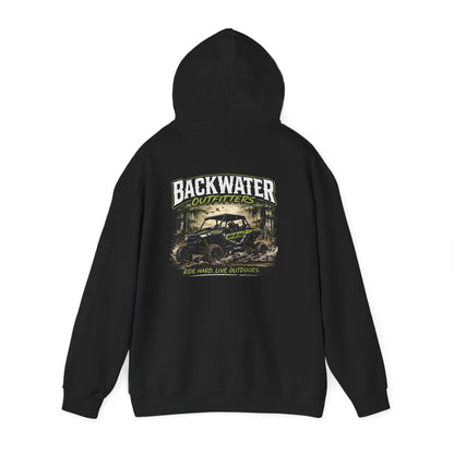 Backwater Outfitters Hoodie — Outdoor Off-Road Graphic Pullover