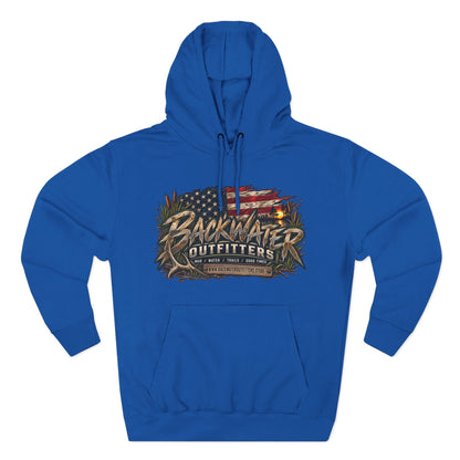 Backwater Outfitters Off-Road Hoodie — American Flag & UTV Graphic Printify