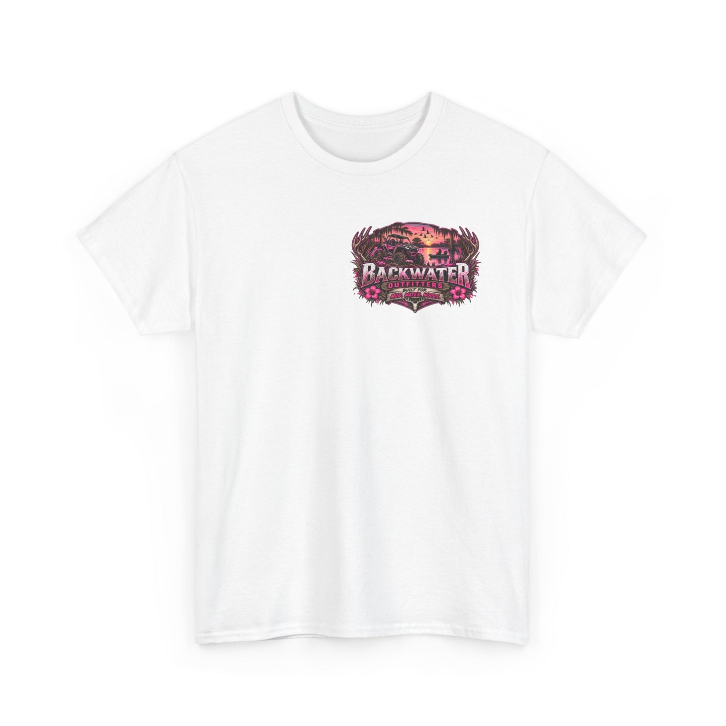 Backwater Sunset Tee — Coastal Fishing & Outdoors Graphic T-Shirt