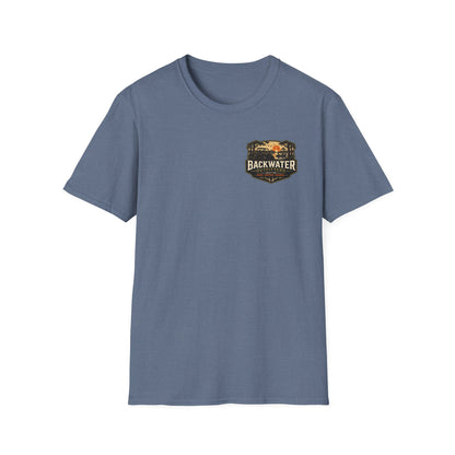 Backwater Outfitters Buggy T-Shirt — Vintage Sunset Fishing & Outdoors Tee