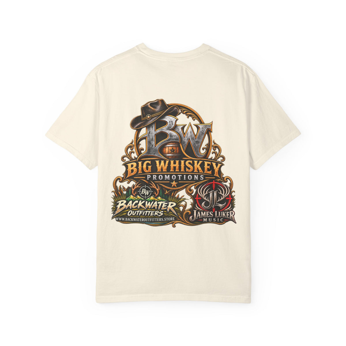 T-Shirt — Big Whiskey Promotions Backwater Outfitters Graphic