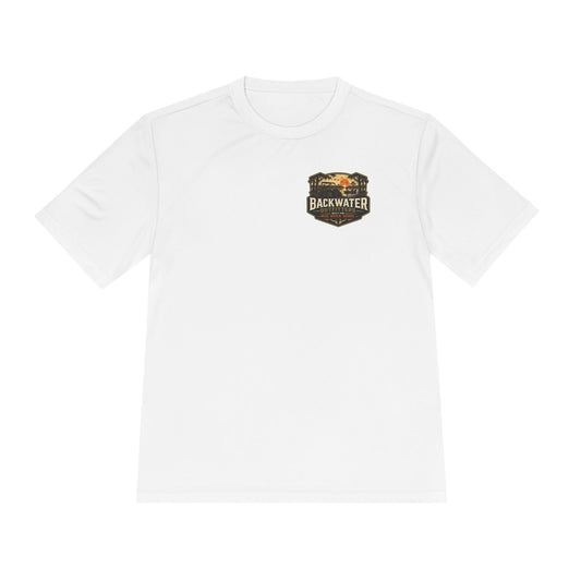 Backwater Outfitters "Dirty Tires Good Times" Moisture-Wicking Tee