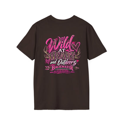 Women Wild at Heart Outdoor Backwater Graphic T-Shirt