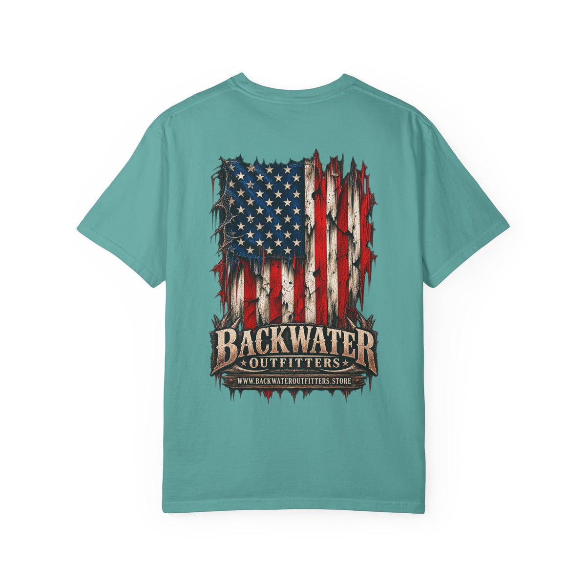 Backwater Outfitters American Flag T-Shirt