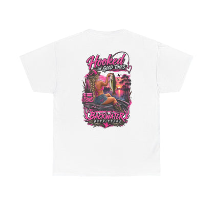 Backwater Outfitters "Hooked on Good Times" Graphic Tee