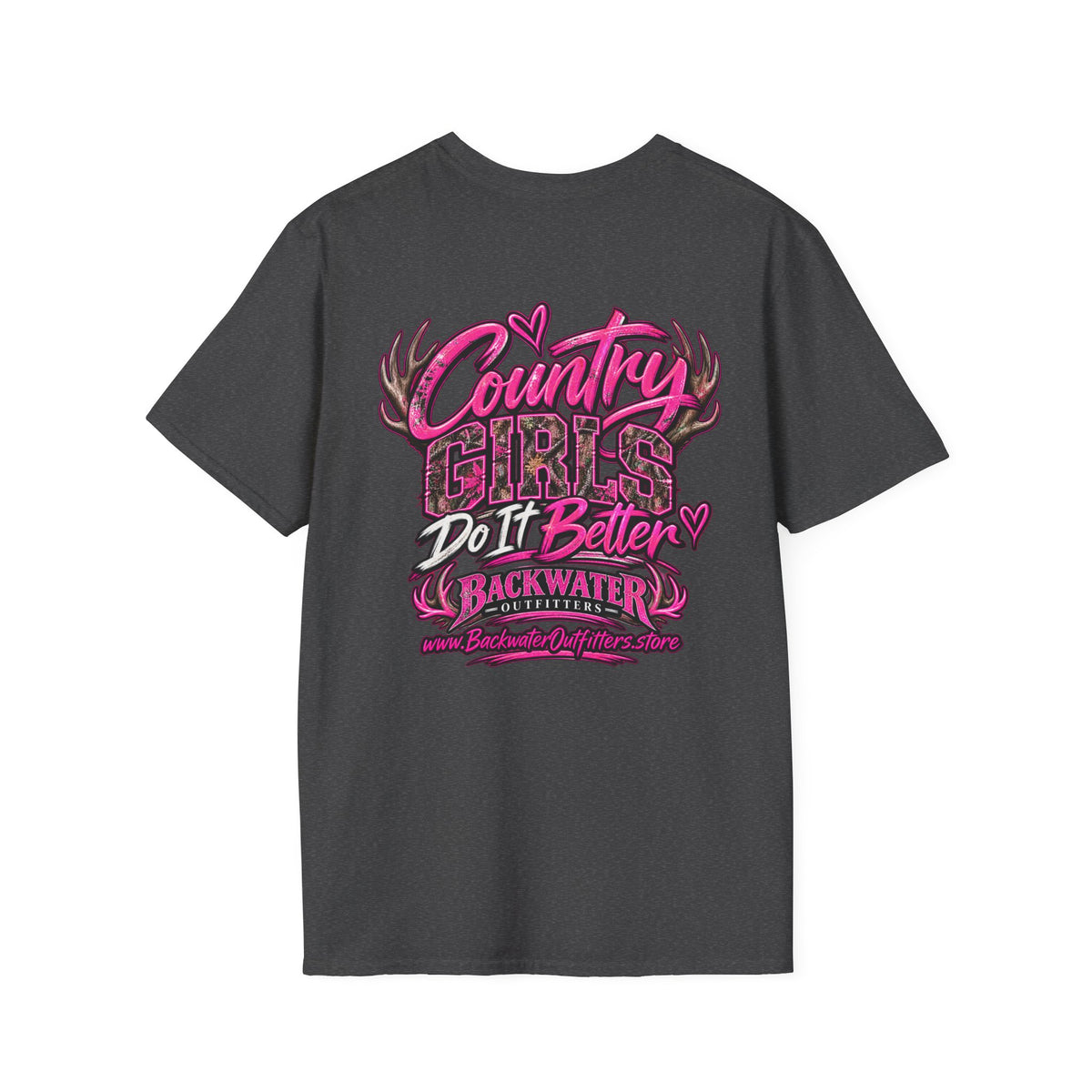Women Country Girls Do It Better Backwater Graphic T-Shirt Printify