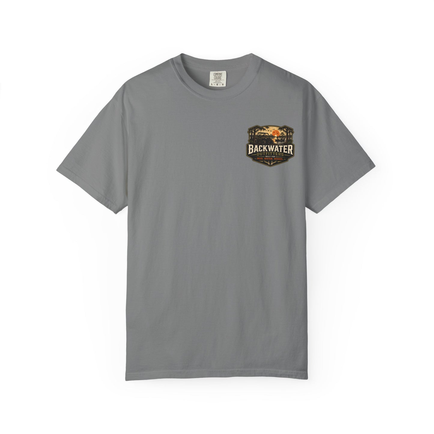 Backwater Outfitters 'Dirty Tires, Good Times' T-Shirt
