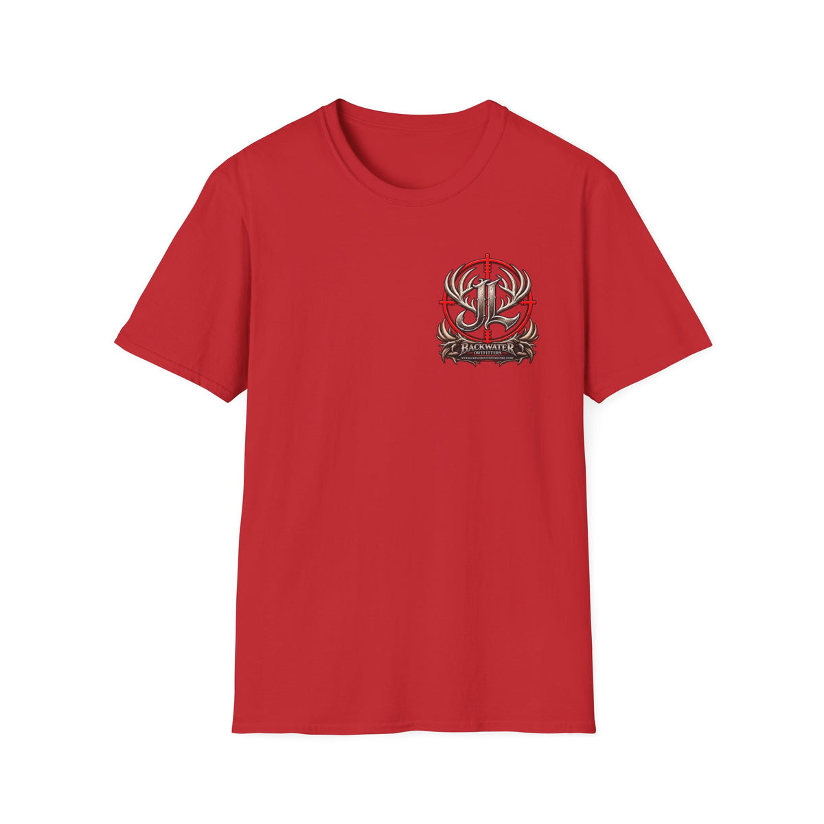 James Luker Indiana Creek Water Graphic T-Shirt — Backwater Outfitters Outdoor Tee Printify