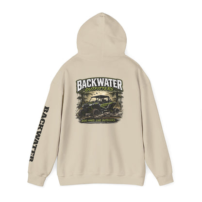 Backwater Outfitters Hoodie — Outdoor Off-Road Graphic Pullover