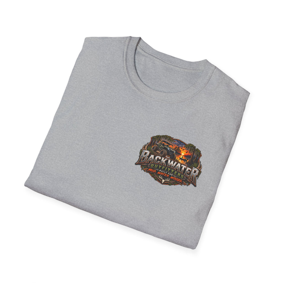 Backwater Outfitters Duck Hunting T-Shirt — Waterfowl Hunting Graphic Tee Printify