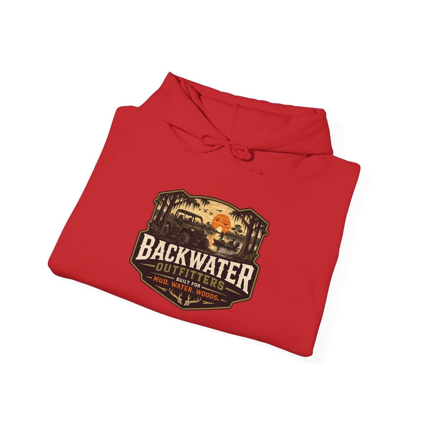 Backwater Outfitters Hoodie – Off‑Road UTV Adventure Sweatshirt