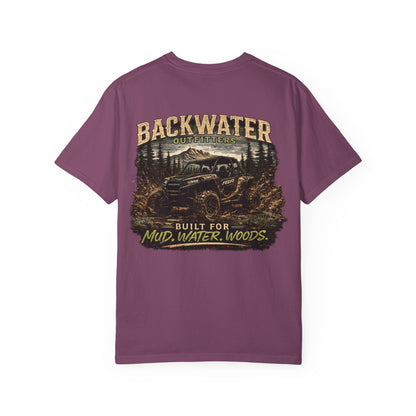Backwater Offroad T-Shirt — "Built for Mud, Water, Woods" Graphic Tee