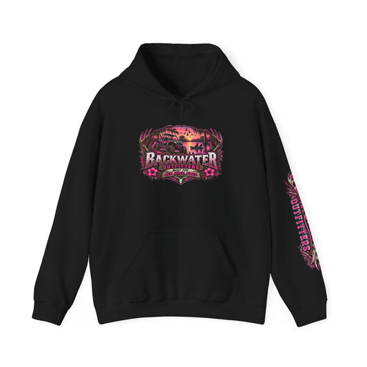 Backwater Outfitters Rugged Sunset Graphic Hoodie