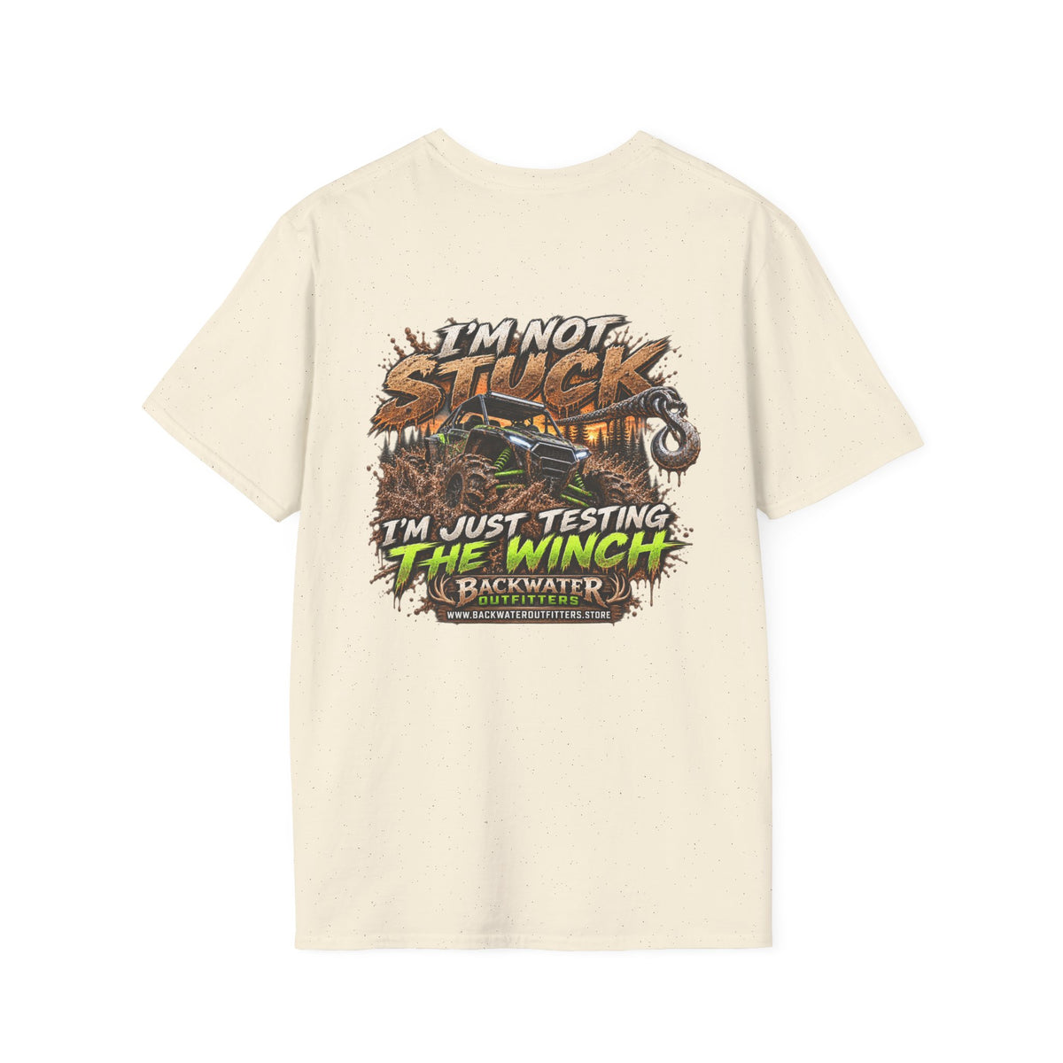 Buggy Off-Road T-Shirt — "I'm Not Stuck, I'm Just Testing the Winch" Truck & 4x4 Tee Printify