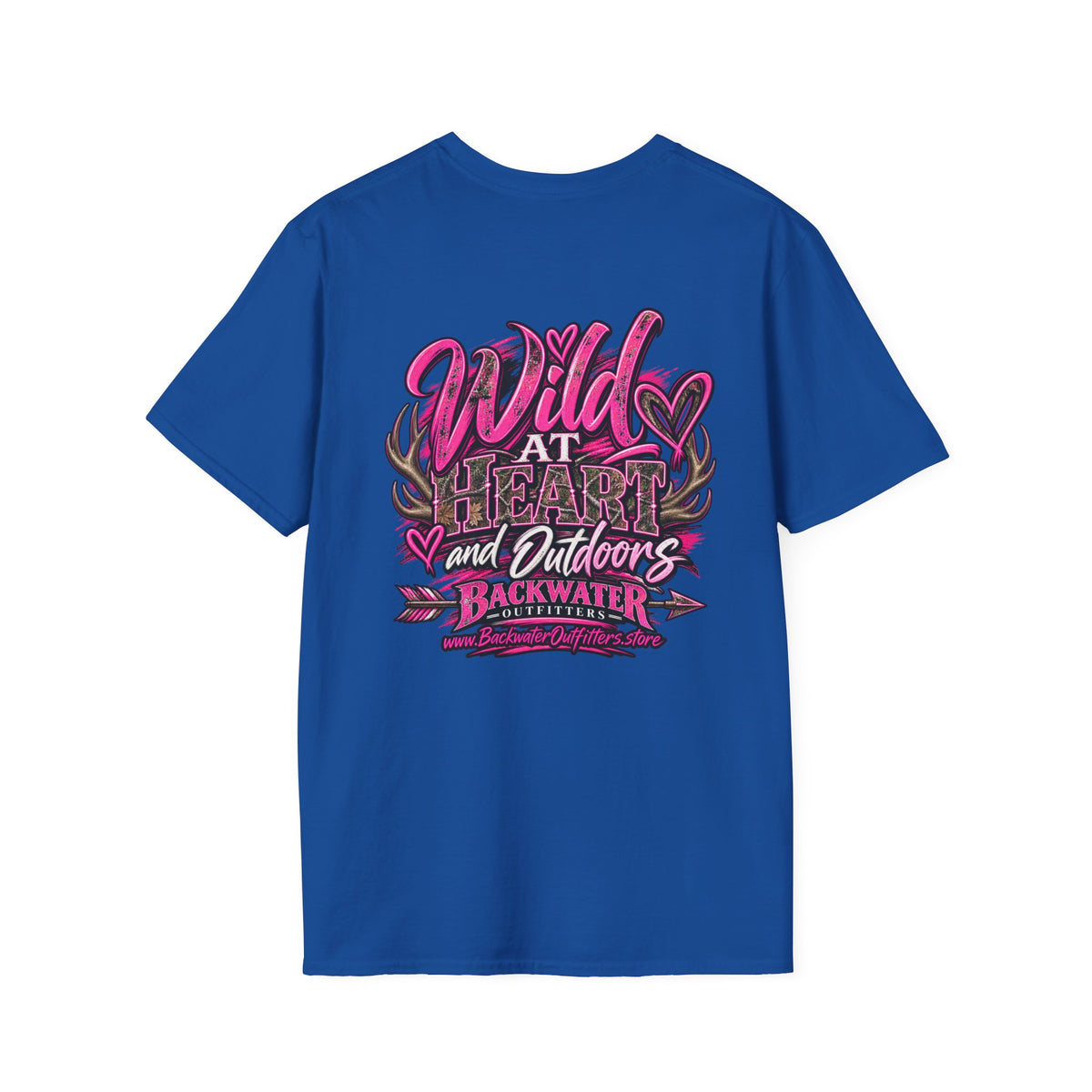 Women Wild at Heart Outdoor Backwater Graphic T-Shirt