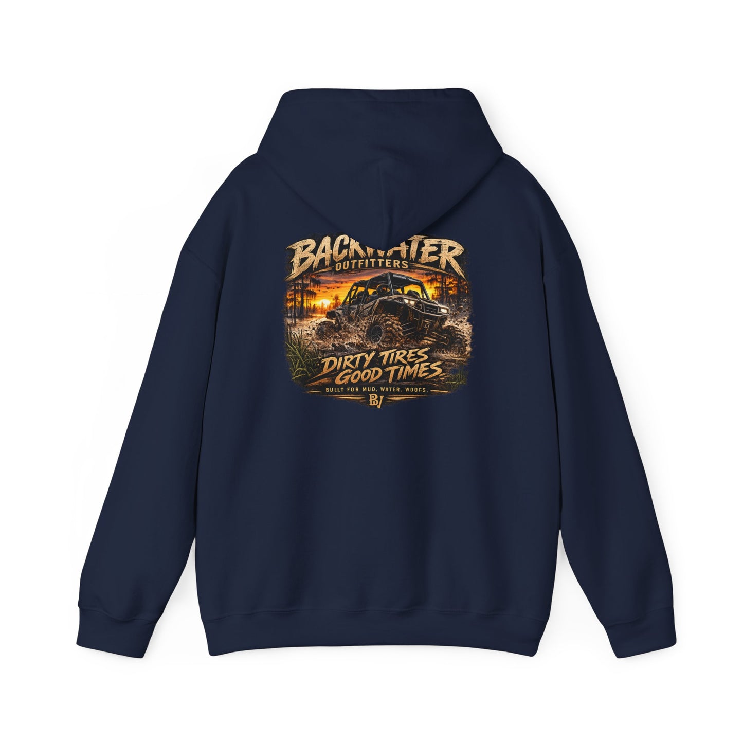 Backwater Outfitters 'Dirty Tires, Good Times' Hoodie