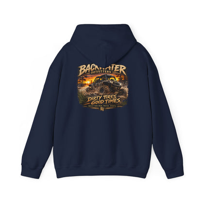Backwater Outfitters 'Dirty Tires, Good Times' Hoodie