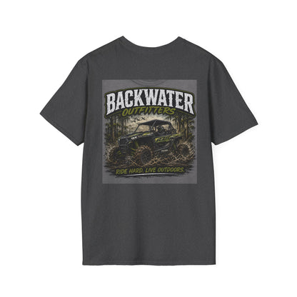 Backwater Fishing T-Shirt — Vintage Swamp Gator Design