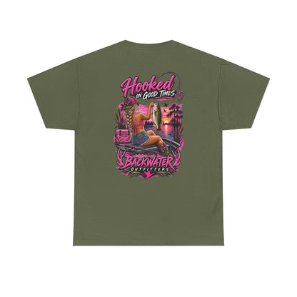 Backwater Outfitters "Hooked on Good Times" Graphic Tee