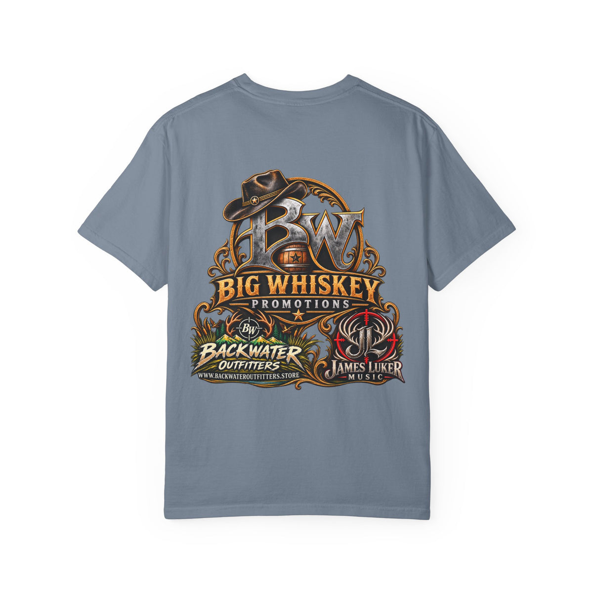 T-Shirt — Big Whiskey Promotions Backwater Outfitters Graphic