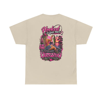 Backwater Outfitters "Hooked on Good Times" Graphic Tee