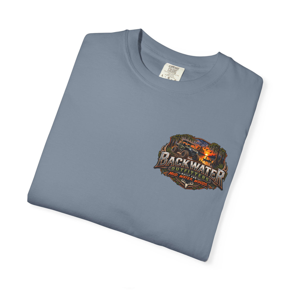 Backwater Outfitters Deer Graphic T-Shirt Printify