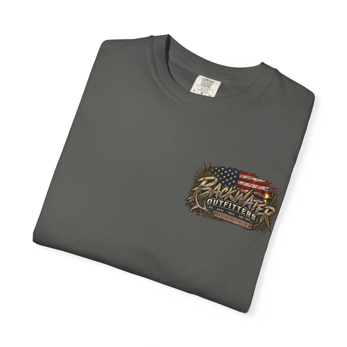 Backwater Outfitters American Flag T-Shirt