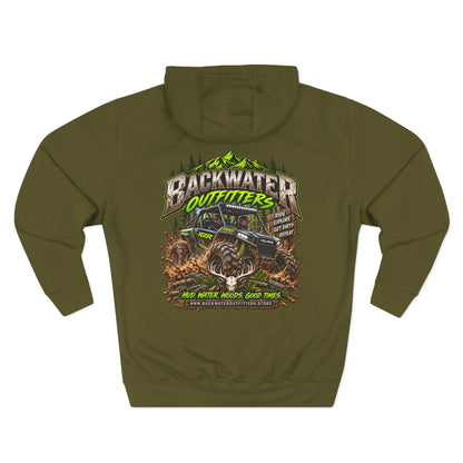 Backwater Outfitters Hoodie — Off‑Road Adventure Fleece Pullover