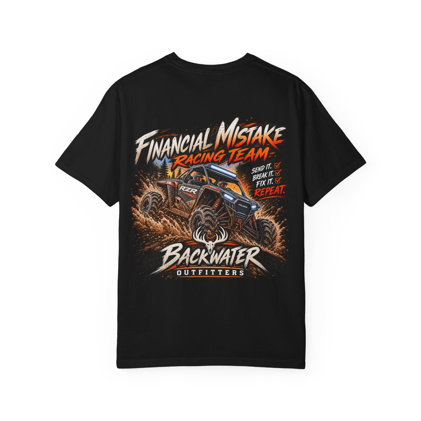 Backwater Outfitters "Financial Mistake Racing Team" T-Shirt