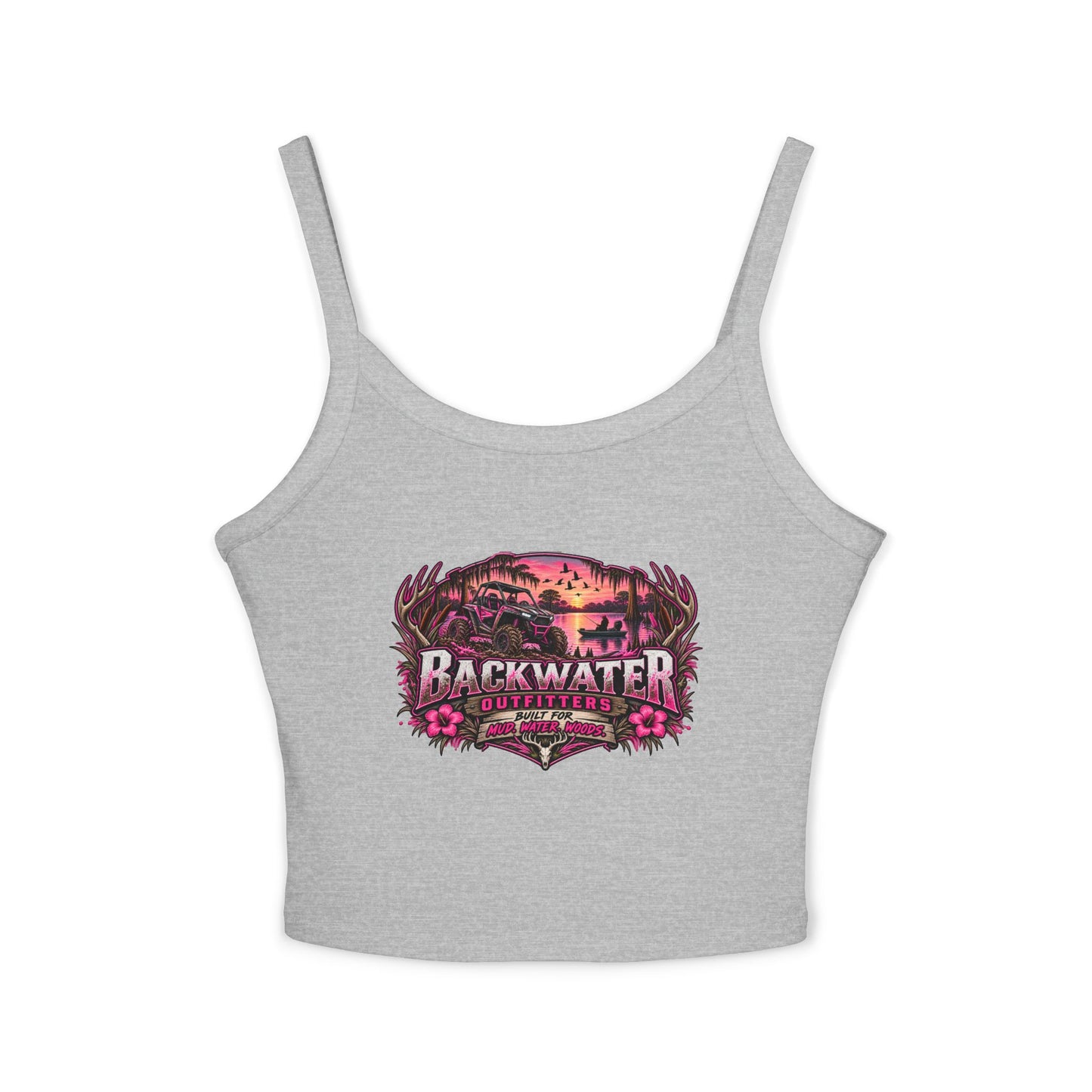 Backwater Outfitters Floral Sunset Tank