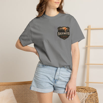 Backwater Outfitters T-Shirt — "Ride Hard, Live Outdoors" Off-Road Graphic Tee