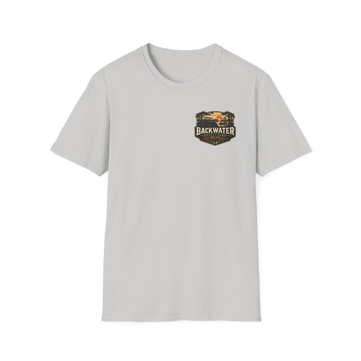 Backwater Outfitters Buggy T-Shirt — Vintage Sunset Fishing & Outdoors Tee