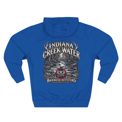 James Luker Indiana Creek Water Backwater Outfitters Hoodie Printify
