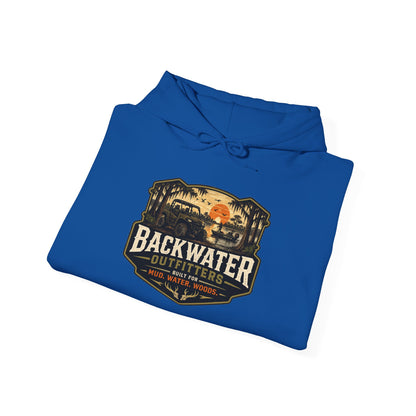 Backwater Outfitters Hoodie – "Can't Talk, I'm in a Stand Meeting" Hunting Hoodie