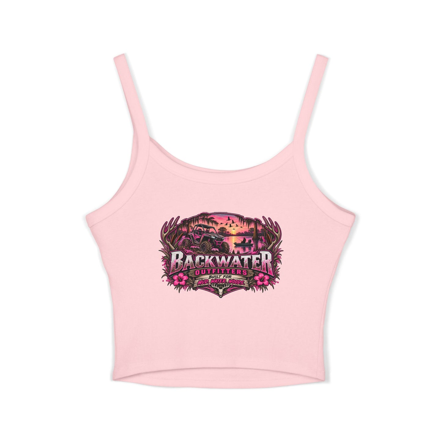 Backwater Outfitters Floral Sunset Tank