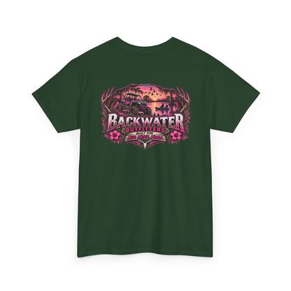 Backwater Sunset Tee — Coastal Fishing & Outdoors Graphic T-Shirt