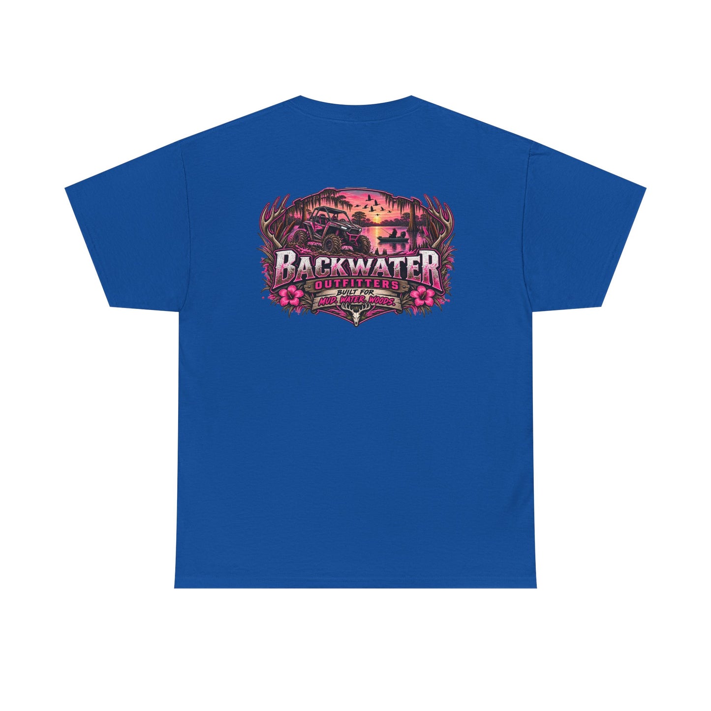 Backwater Sunset Tee — Coastal Fishing & Outdoors Graphic T-Shirt