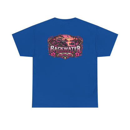 Backwater Sunset Tee — Coastal Fishing & Outdoors Graphic T-Shirt