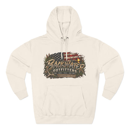 Backwater Outfitters Off-Road Hoodie — American Flag & UTV Graphic Printify