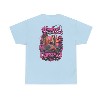 Backwater Outfitters "Hooked on Good Times" Graphic Tee